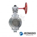 정도.스팀용버터플라이밸브(주강/20K)-기어식(19001)