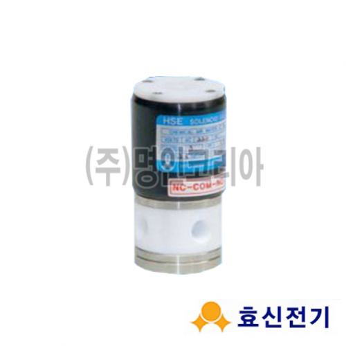 솔레노이드밸브(내화학용)소형직동식3way-6A (HTV0301-3)(10831) - 명인코리아