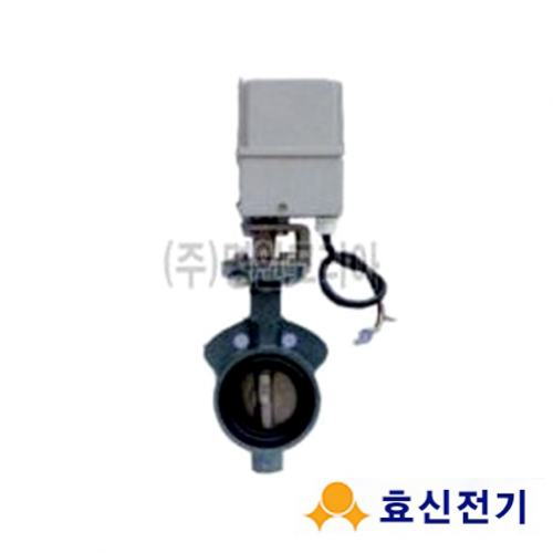 전동밸브 버터플라이 물용(개폐2.5초/10초)-DC12,24V용(10866) - 명인코리아