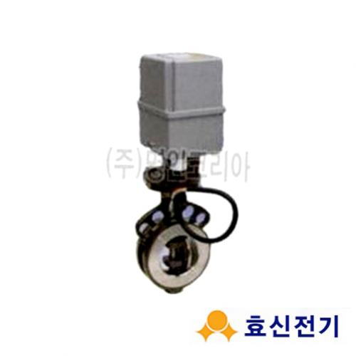 전동밸브 버터플라이SUS304 물용(개폐2.5초/10초)-DC12,24V용(10868) - 명인코리아