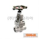 단조 글로브 F304 용접식(영진)(12960)