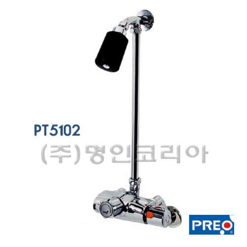 샤워기 PT5102 벽붙이노출샤워(T.S)(11643) - 명인코리아