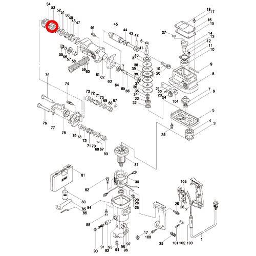 [계양부품] 베어링와셔 (53508) - 명인코리아